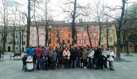 Free Walking Tour reggio Emilia group
